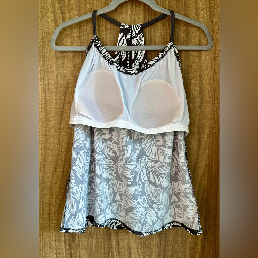 Merona tropical tankini top, taupe - Picture 3 of 5